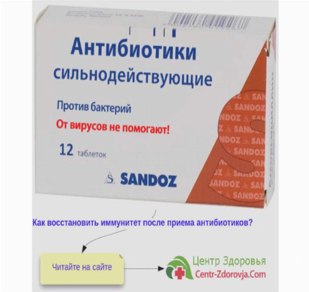 При простуде можно принимать антибиотики