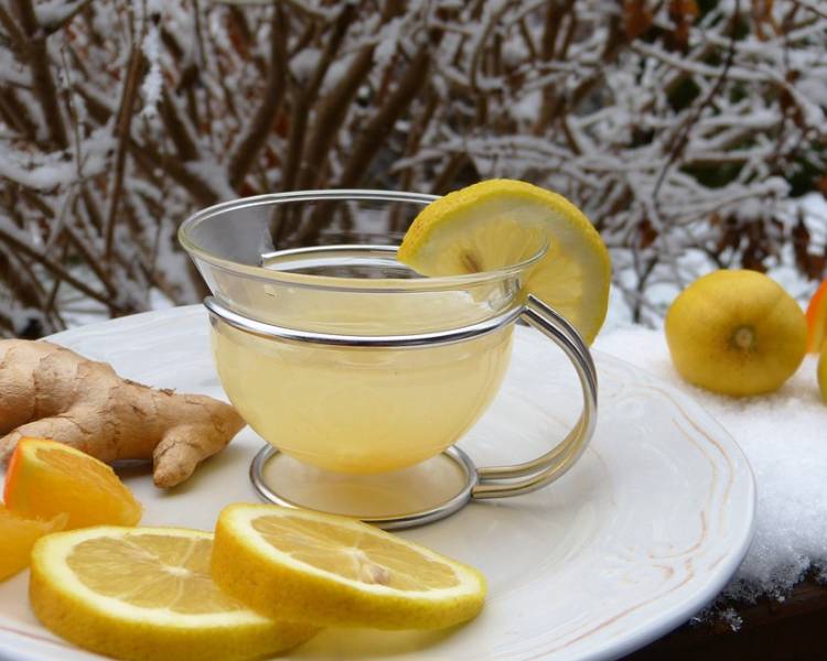 чай для иммунитета с медом имбирем лимоном 